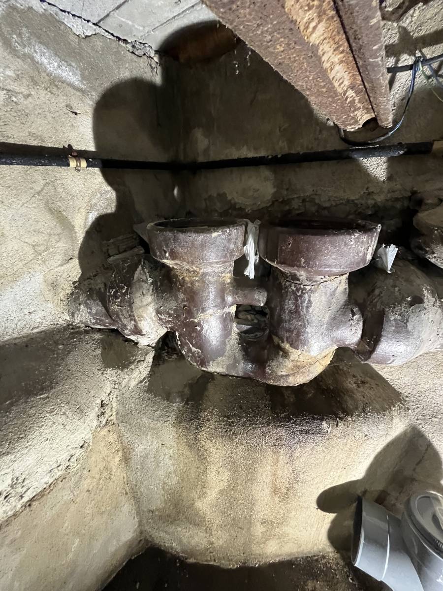 écoulement maison à réparer