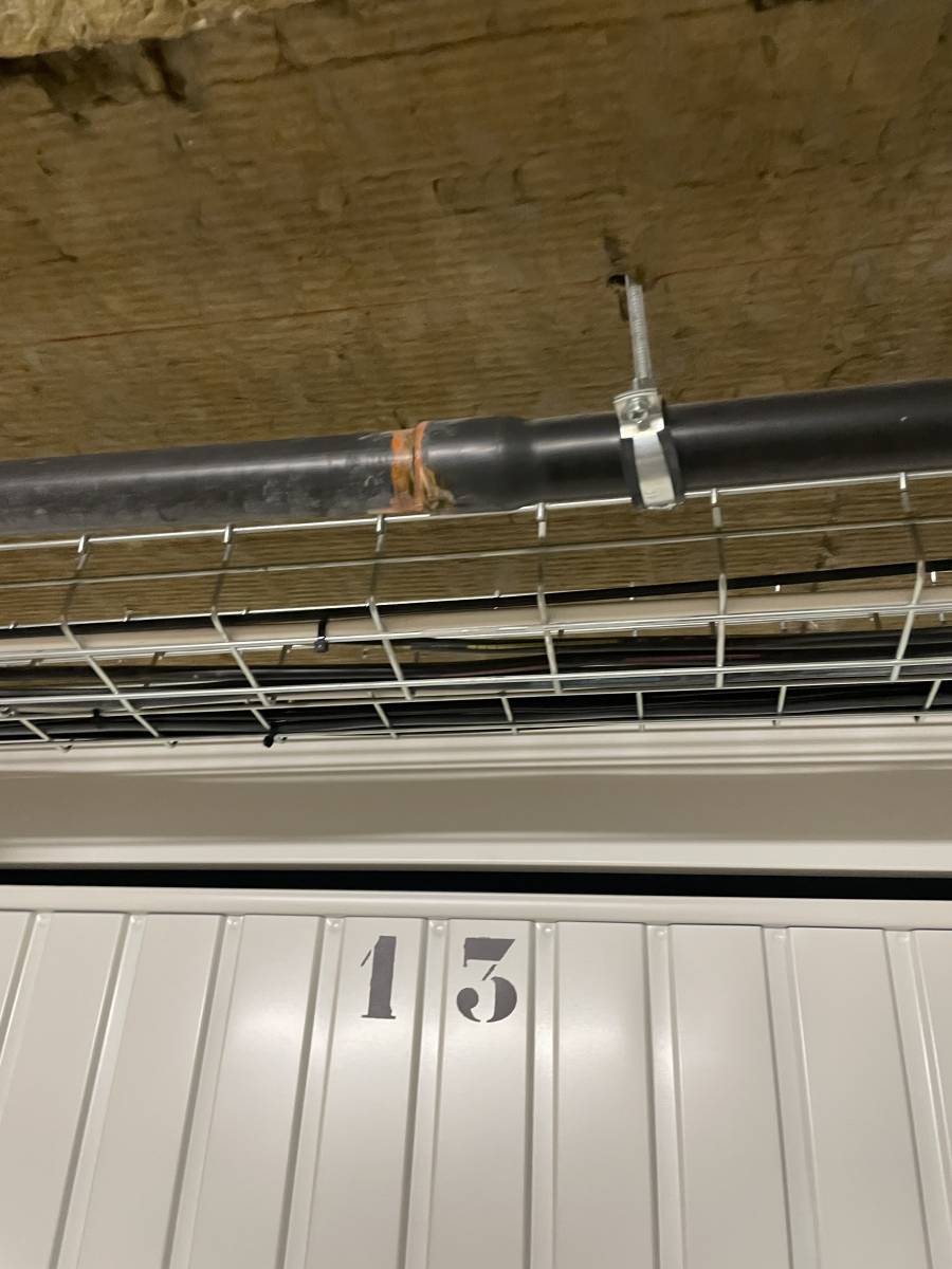 fuite arrivée d'au garage